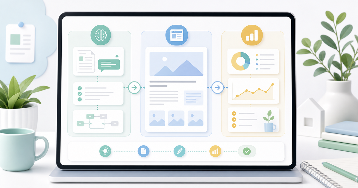 AIブログの収益化でSWELL、AdSense、Codex作業テンプレを整理する流れの図解